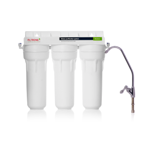 Pentek FLS3P 3-х ступінчастий фільтр (комплектація PENTEK PP5 + UM Filtrons + Pentek EPM) кран Модерн